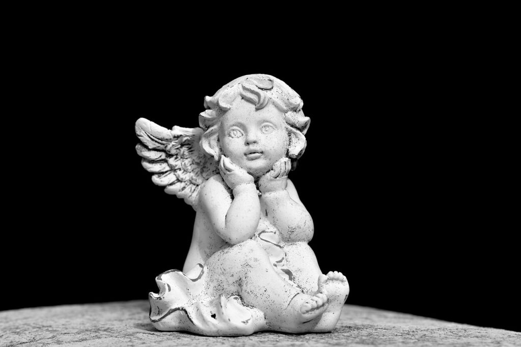 innocent angel statue